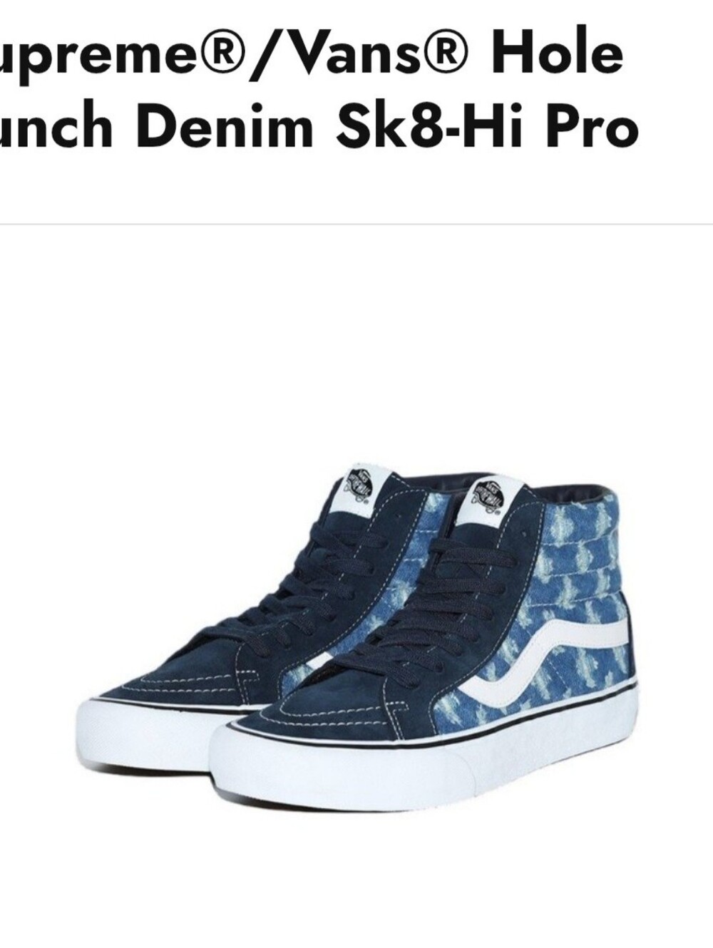 Vans X Supreme Sk8-Hi Reissue Pro *SS20*
